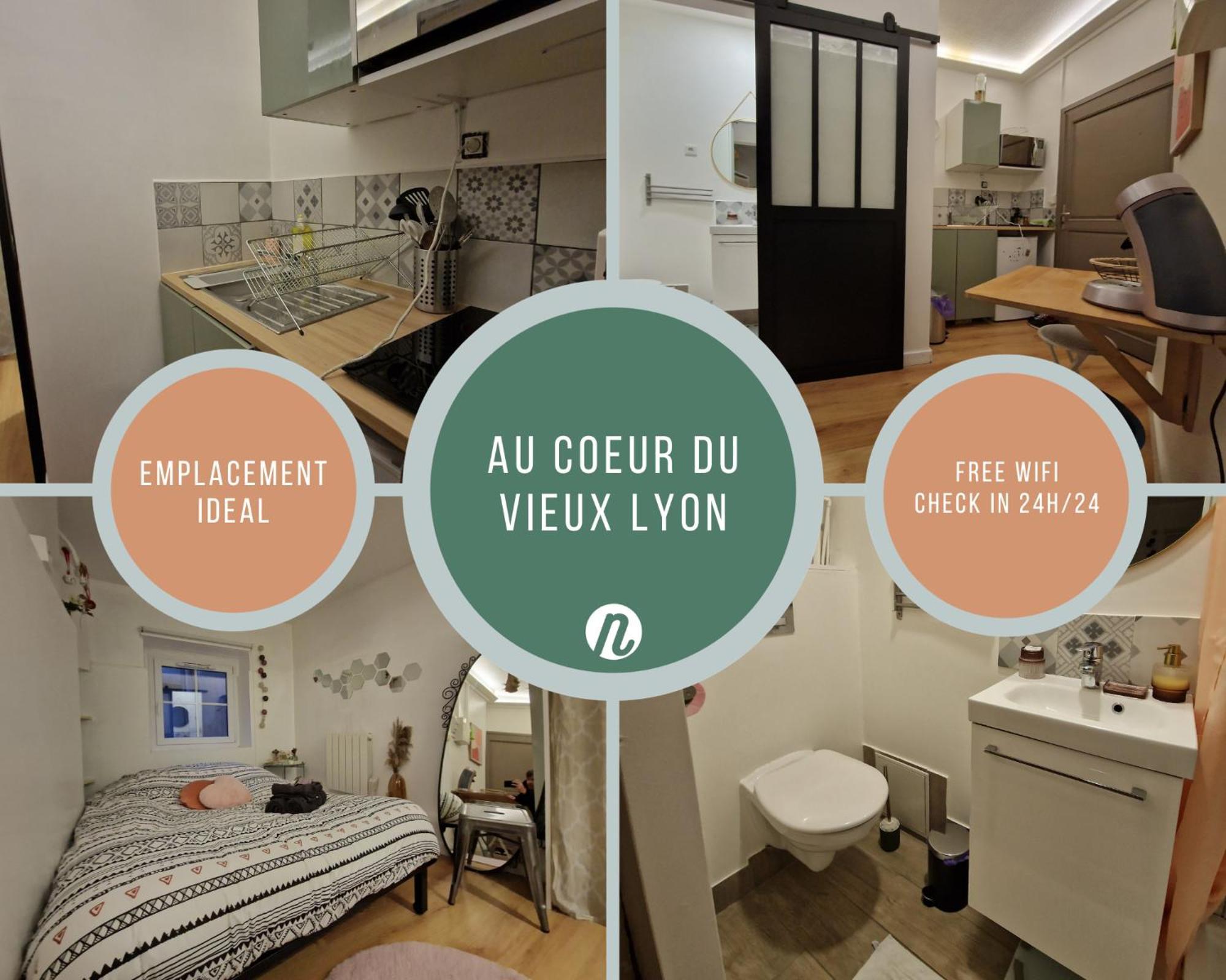 Studio Cosy - Coeur Du Vieux Lyon Apartment Ngoại thất bức ảnh